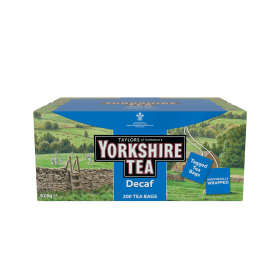 Yorkshire Tea Decaffeinated Tagged and Enveloped Tea Bags 200 Pack 810728 F