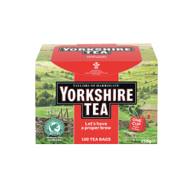 Yorkshire Tea String and Tag Tea Bags 100 Pack 409834 F