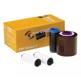 Zebra 800077 740EM Black and Colour Thermal Transfer Ribbon 250 Cards Original