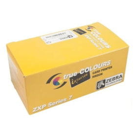 Zebra 800077 748EM Black and Colour Thermal Transfer Ribbon 250 Cards Original