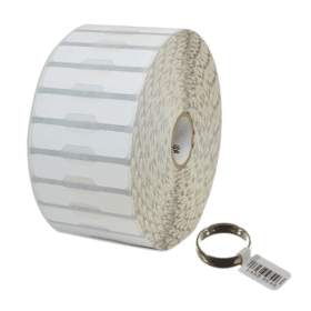 Zebra 8000D 10010064 White Jewellery Label Roll 56mm x 13mm 6 x 3510 Labels Original