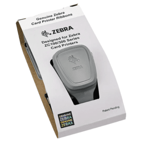 Zebra 800300 307 Metallic Silver Thermal Transfer Ribbon 1500 Cards Original
