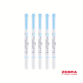 Zebra Highlighter Blue 10 Pack 542127 F