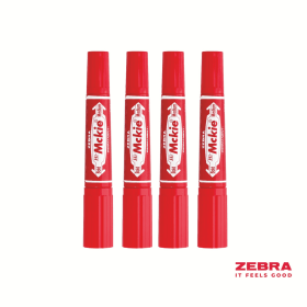 Zebra Permament Bold Marker Twin Tip Red 10 Pack 852696 F