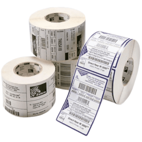 Zebra PolyPro 3000T 3012403 Gloss Labels 102mm x 152mm 2 x 950 Labels Original