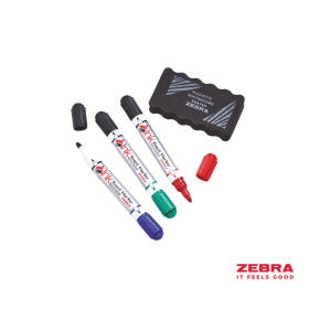 Zebra Whiteboard Markers Bullet Double Ended Pack of 50 Assorted 2mm Line 50 Pack 852703 F