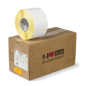 Zebra Z Select 2000D 880170 076 White Label Roll 102mm x 76mm 4 x 1890 Labels Original