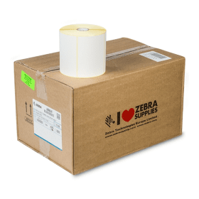 Zebra Z Select 2000T 3006320 White Label Roll 102mm x 76mm 12 x 930 Labels Original