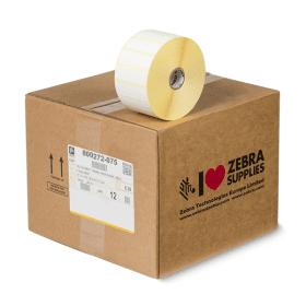 Zebra Z Select 2000T 800272 075 White Label Roll 57mm x 19mm 12 x 3315 Labels Original