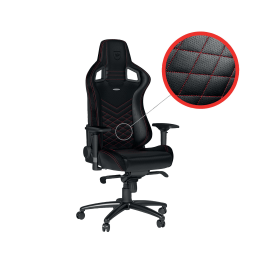 noblechairs EPIC Gaming Chair Faux Leather Black Red GC 003 NC 795473 F