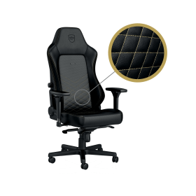 noblechairs HERO Gaming Chair Black Gold GC 00W NC 795408 F