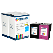 HP 301 Black (2)/Tri-color (1) 3-pack Original Ink Cartridges